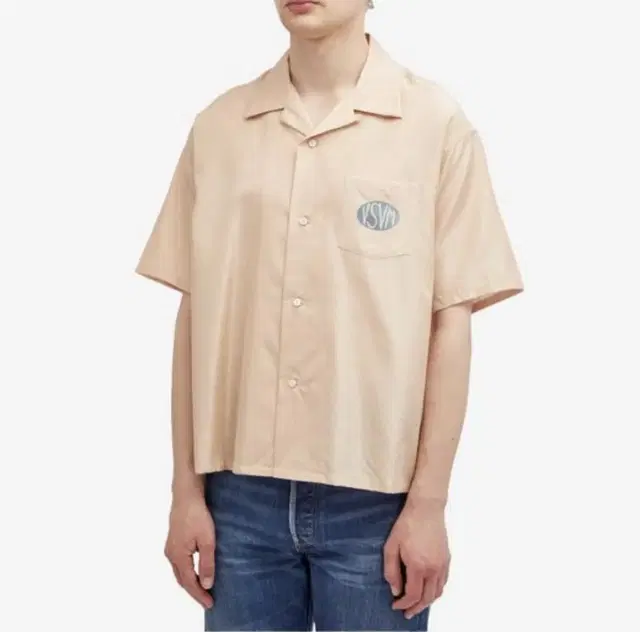 visvim(24SS) CROSBY SHIRT (SILK) PINK 4