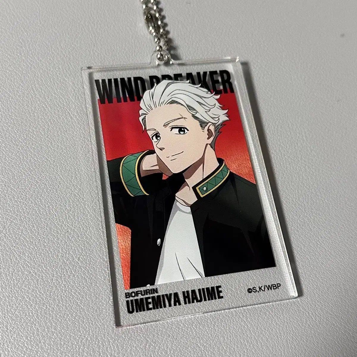 Winbre vs. Big Tags acrylic keyring Umemiya