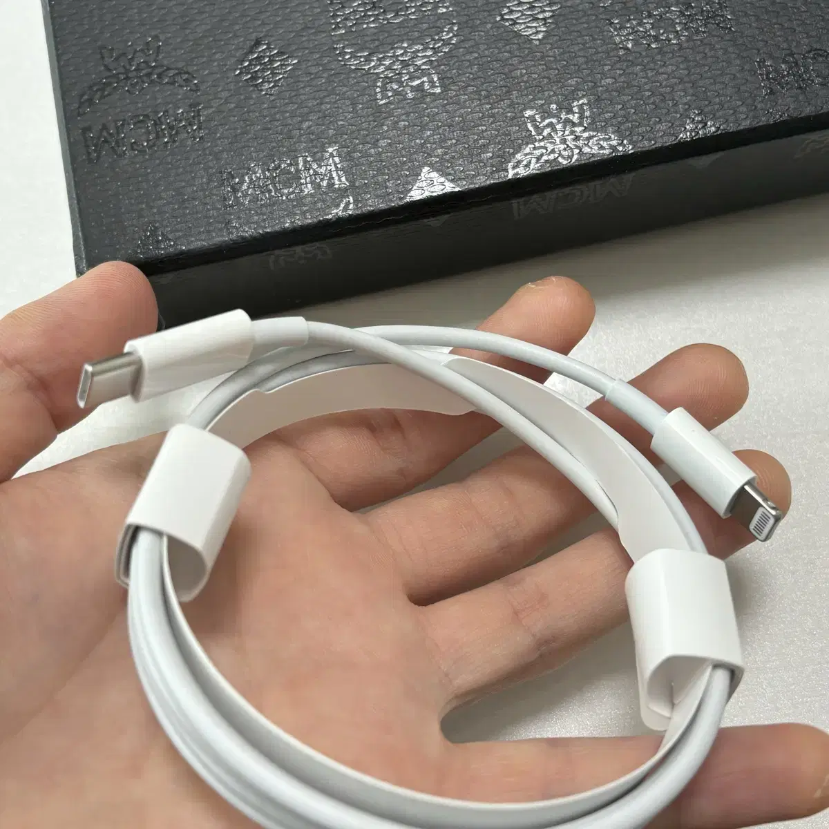 아이폰 케이블 USB-C-Lightning(1m) 2개