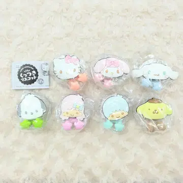 산리오 캐릭터즈 짱구는 못말려 스캇 총 7종 컴플리트