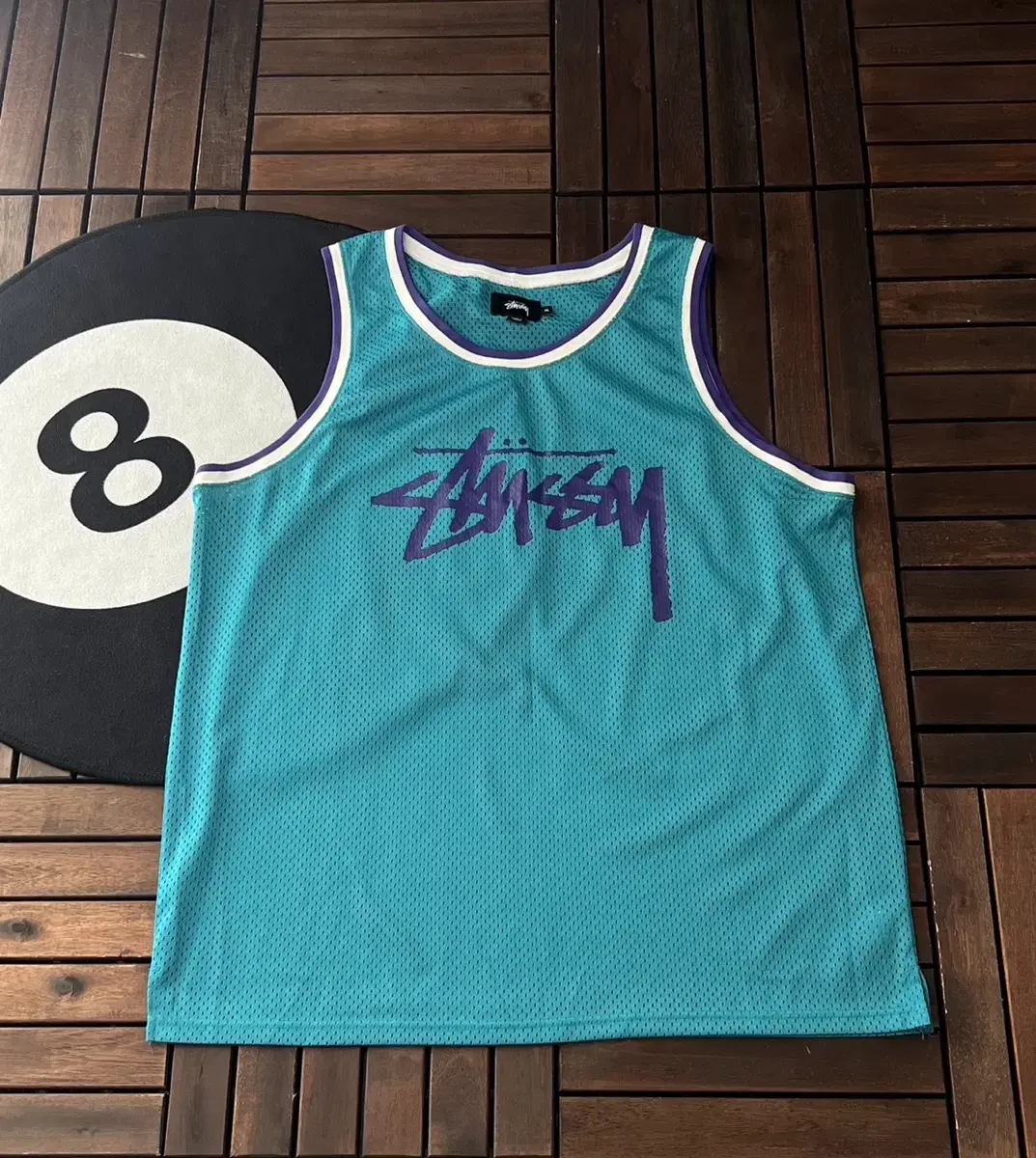 Stussy 스투시 메쉬 농구 나시