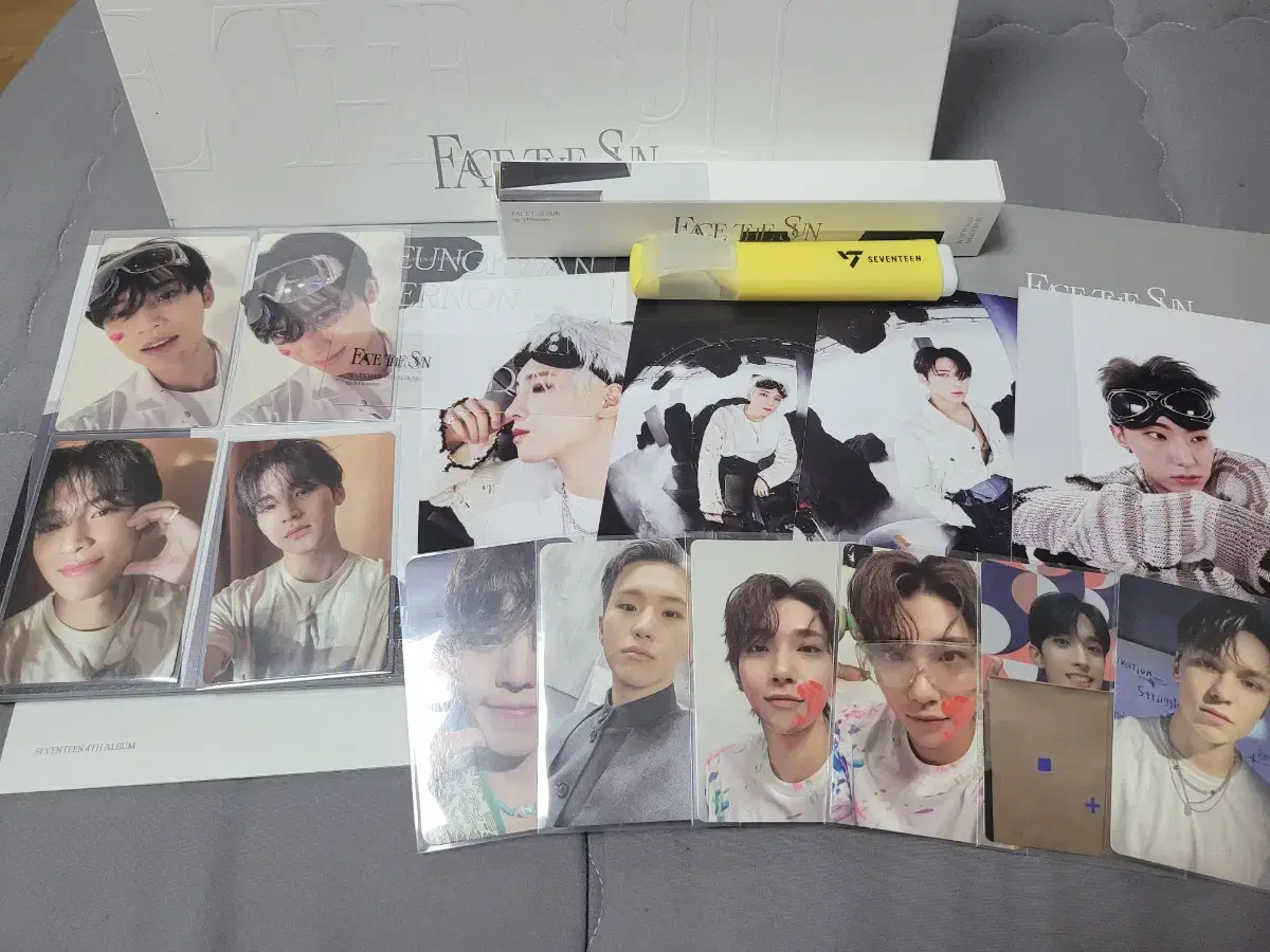 Seventeen Feathersun album mingyu Caratbahn s.coups joshua hoshi vernon Photocard