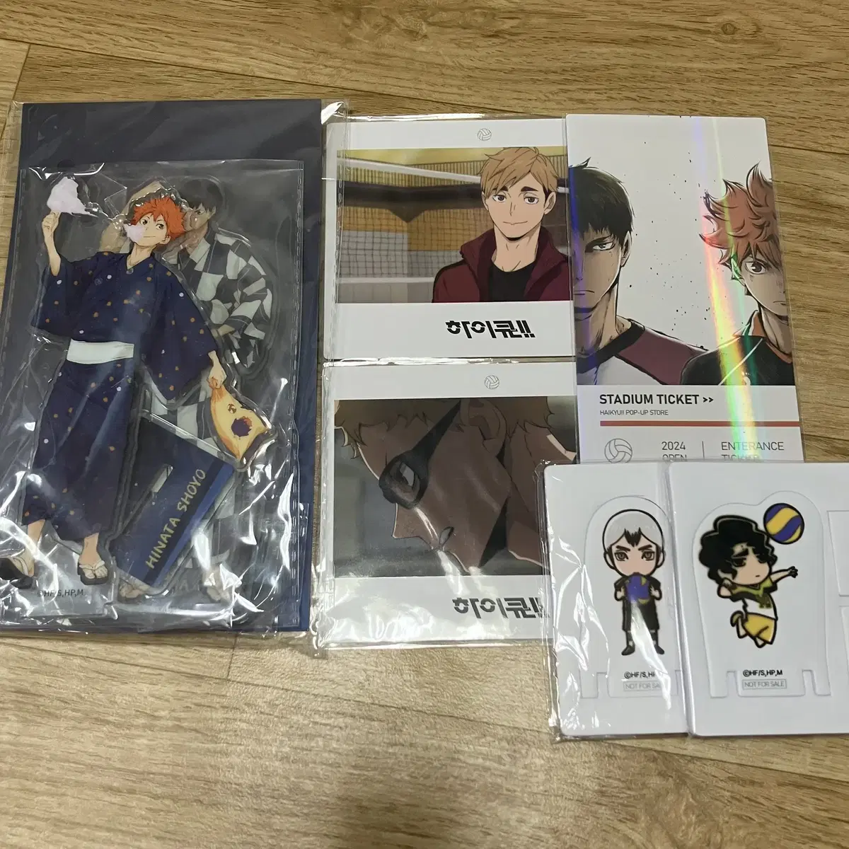 Haikyuu Matsuri acrylic stand hinata Kageyama bulk unsealed