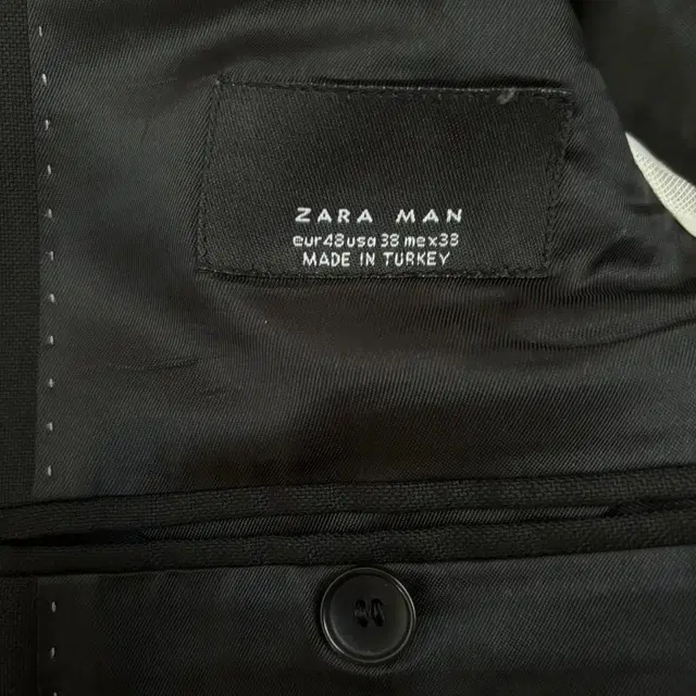 ZARA 자라 블랙 캐주얼 콤비 자켓 95 슬림핏