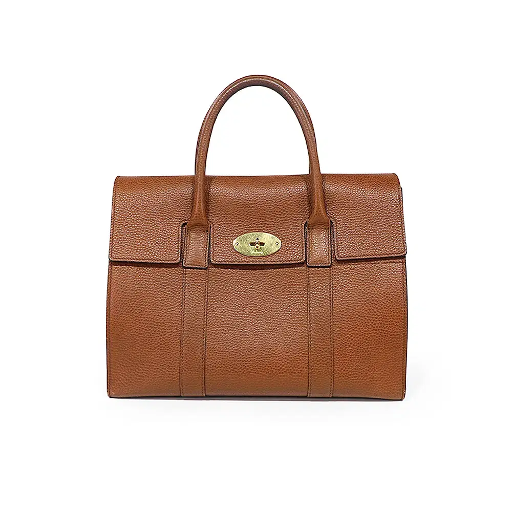 Mulberry HH4191 Oak Brown Bayswater Tote and Shoulder Bag