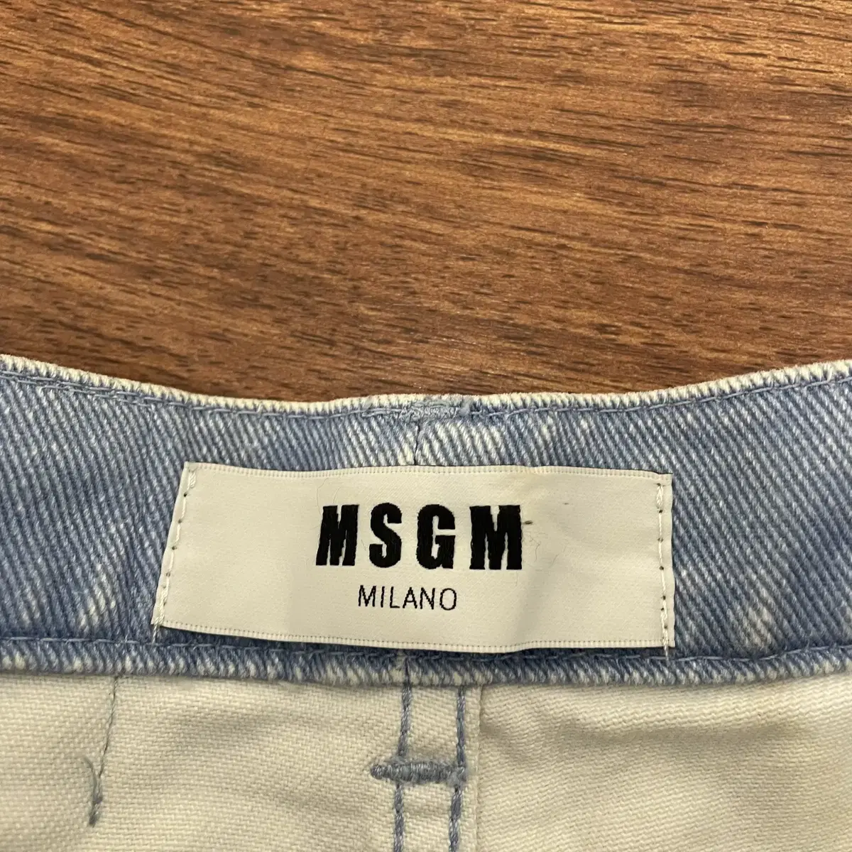 MSGM 플로럴 데님팬츠