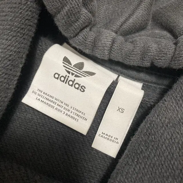 ADIDAS 아디다스 빅로고 후드티셔츠