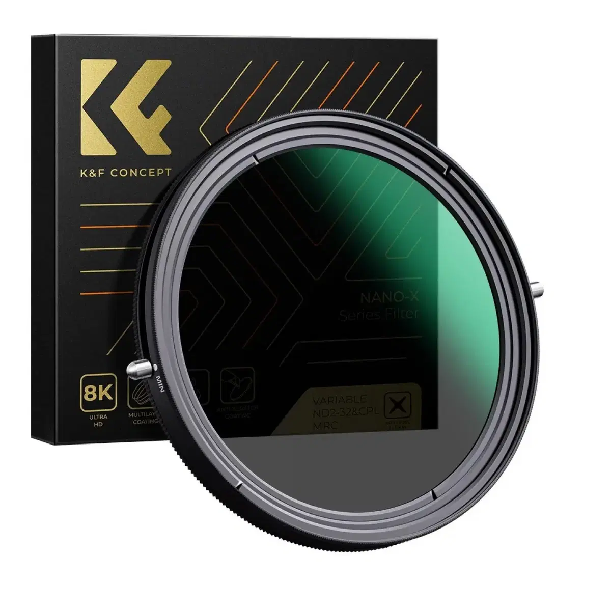 K&F 62mm NANO-X 가변 ND2-32+CPL 2-in-1 필터