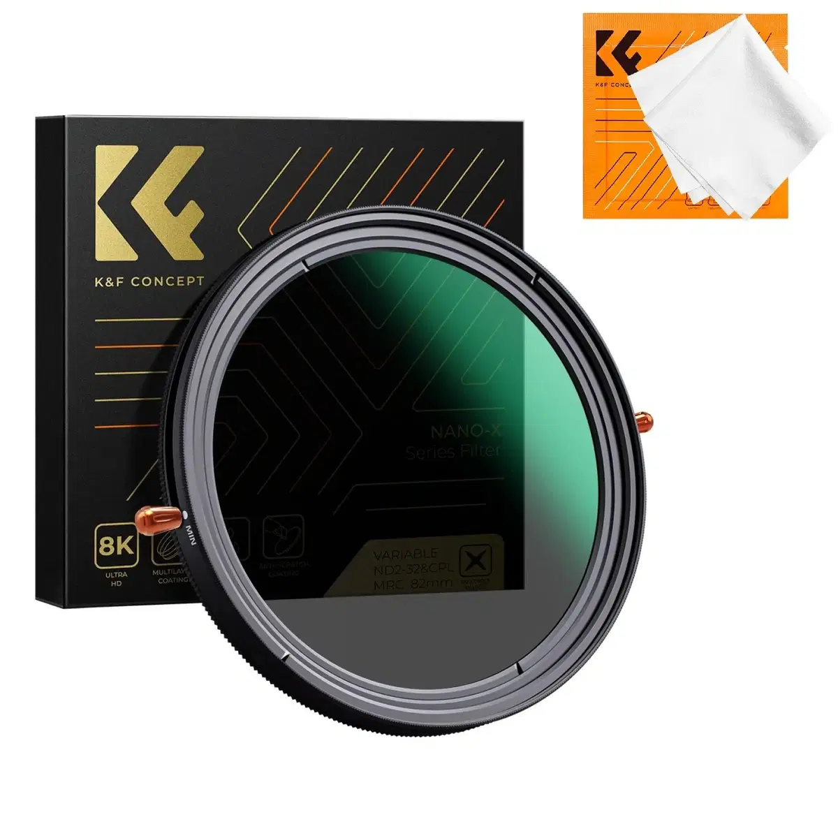 K&F 72mm NANO-X 가변 ND2-32+CPL 2-in-1 필터