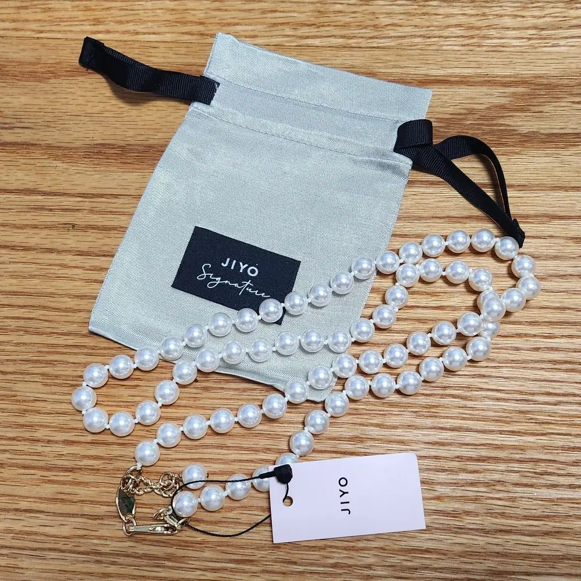 JIYO Hepburn Necklace지요 햅번 진주목걸이 새상품