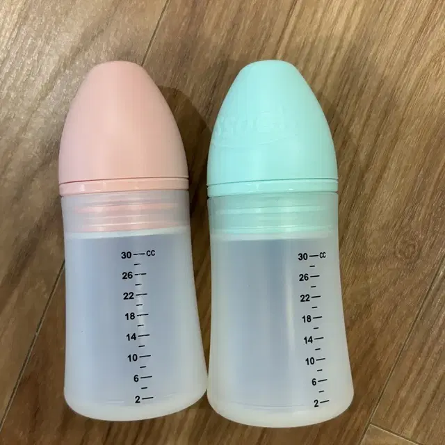 지엠팜 아기 실리콘 투약병 쏘옥 (대) 30mL 2개,