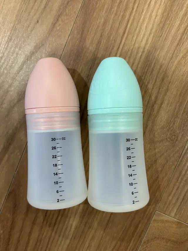 지엠팜 아기 실리콘 투약병 쏘옥 (대) 30mL 2개,