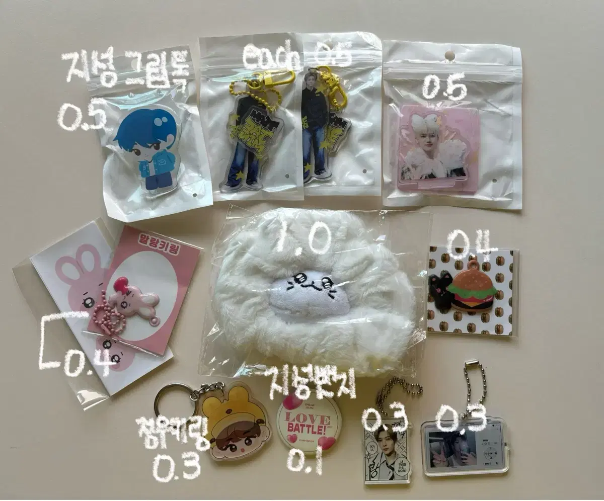 NCT Malang keyring GripTalk doll Acrylic Stand WTS