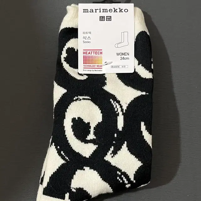 유니클로 마리메꼬 marimekko 양말 24 (새상품)