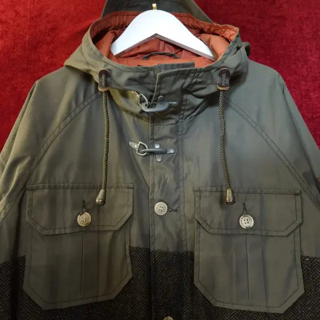 PENFIELD 펜필드 WAX CLOTH 헤링본 바람막이 95-100