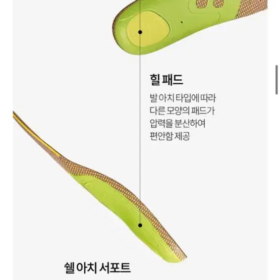 시다스 쓰리핏 아웃도어 깔창