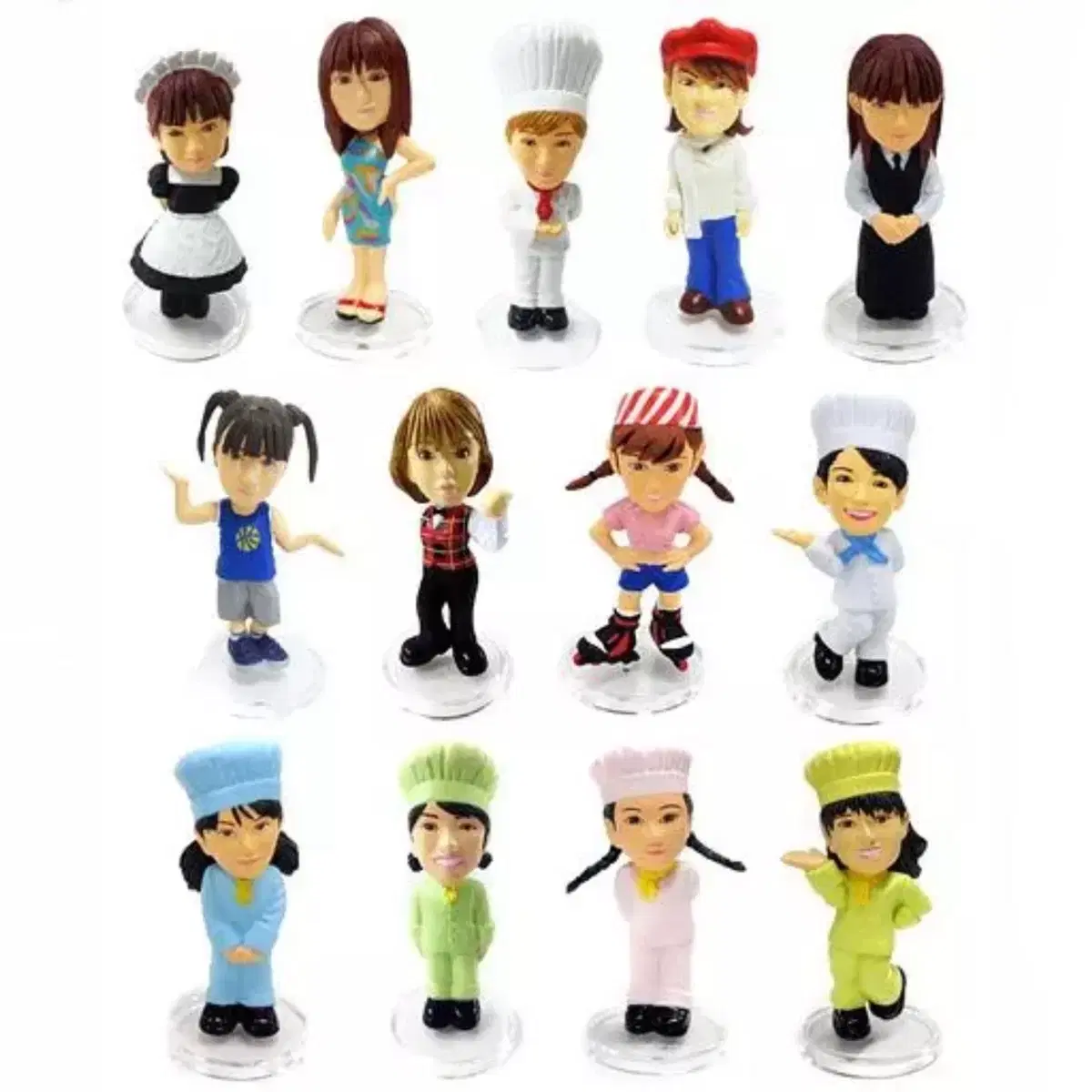 Unsealed Morning Musume Trading Mini Figures Set of 15