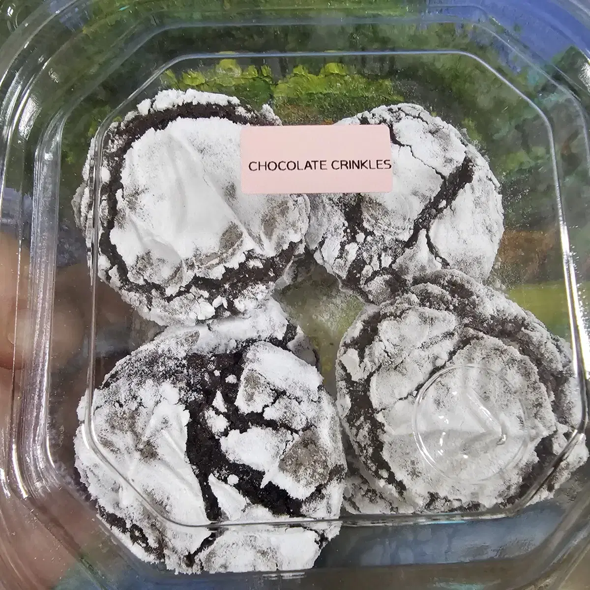 Chocolate crinkles