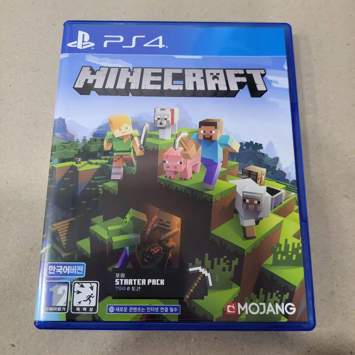 [중고] PS4 마인크래프트/한글/코드미사용/마크/minecraft에디션