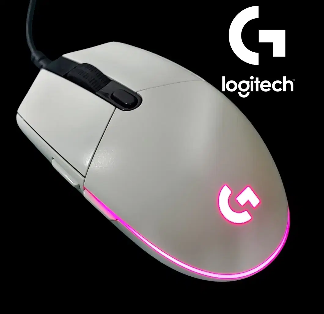 Dominate the game with Logitech G102 White's woo!ah!han design and precision!