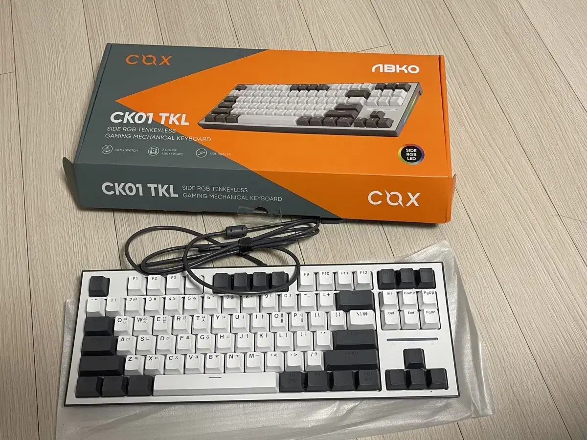 Min) Apto CK01 TKL Ten Keyless Mechanical Keyboard Full Box Stacking