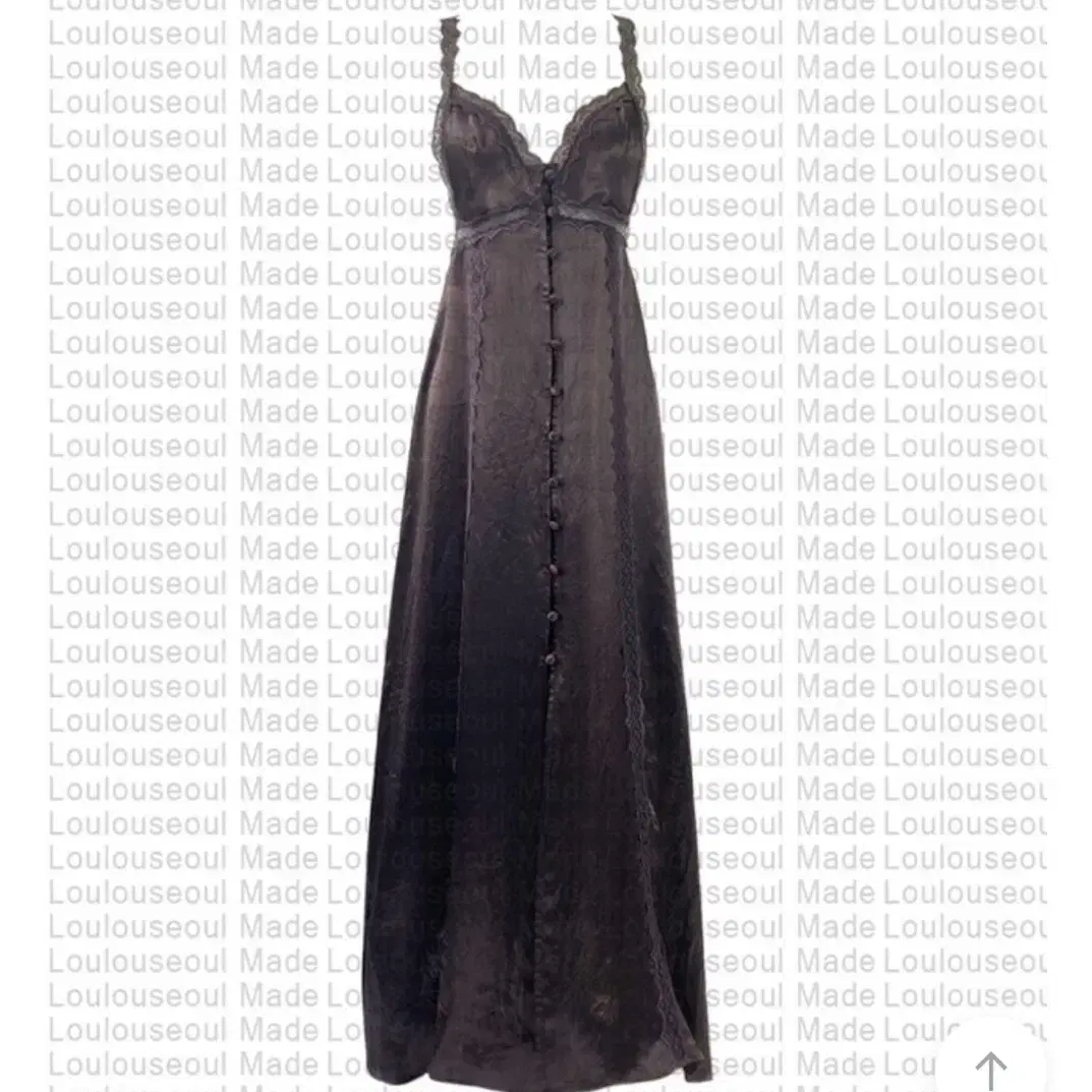 루루서울 Eternal Lace Dress (Deep Purple)