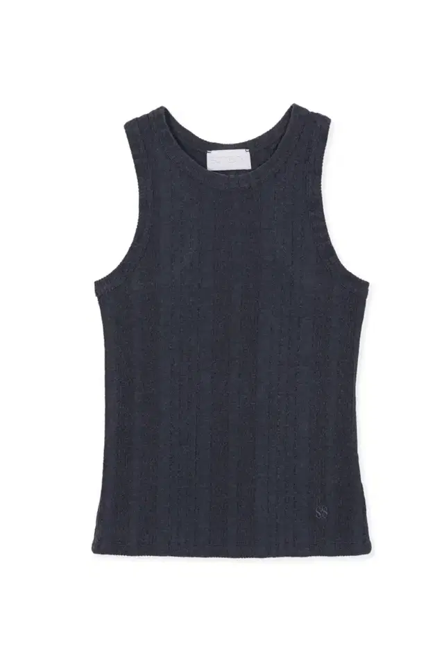 솜속 FENCE TANK TOP_CHARCOAL