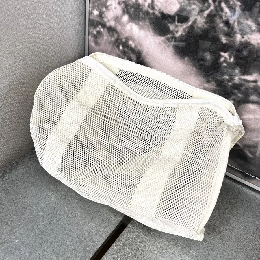 PORTER - MESH BOSTON BAG (White) 포터 보스턴백