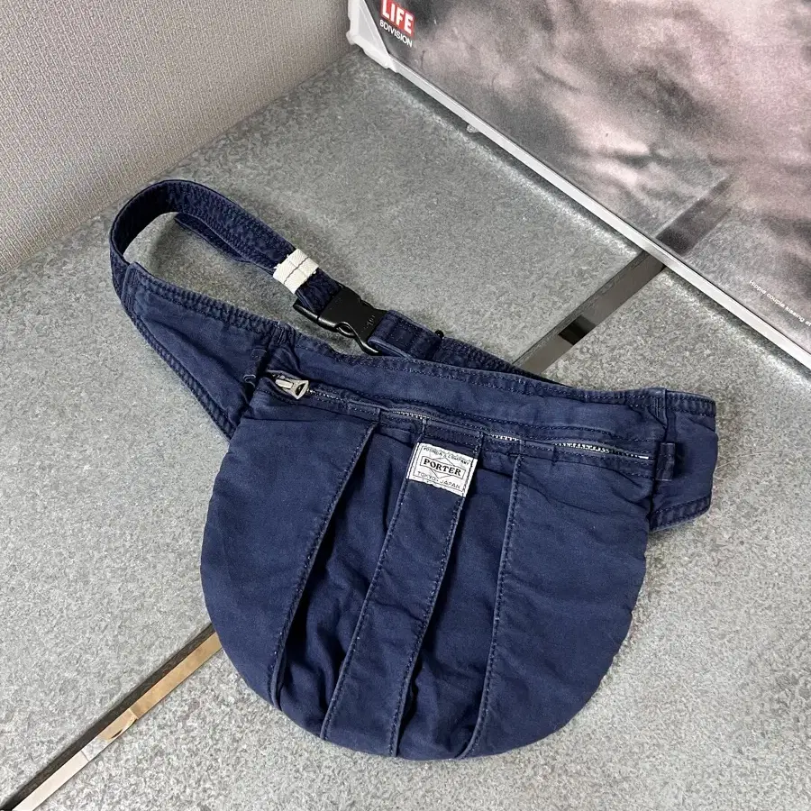 PORTER DEEP BLUE - BELT BAG 포터 벨트백