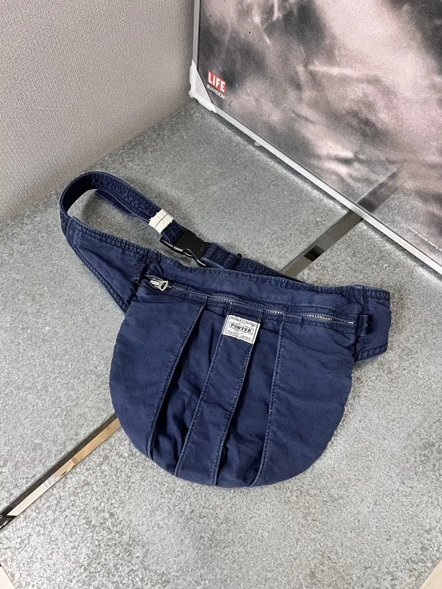 PORTER DEEP BLUE - BELT BAG 포터 벨트백