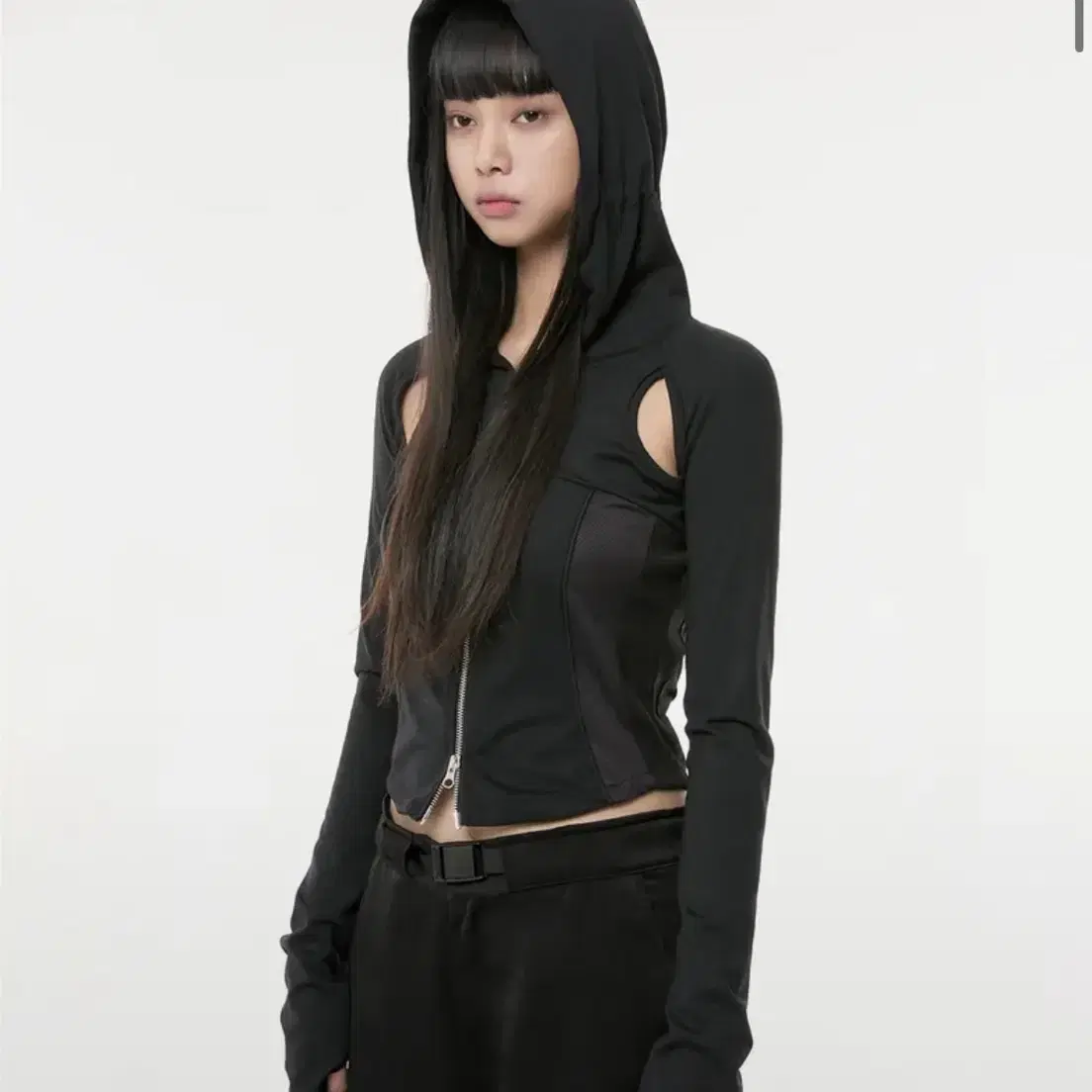 플레어업 집업 후드 Division Cut-out Hooded