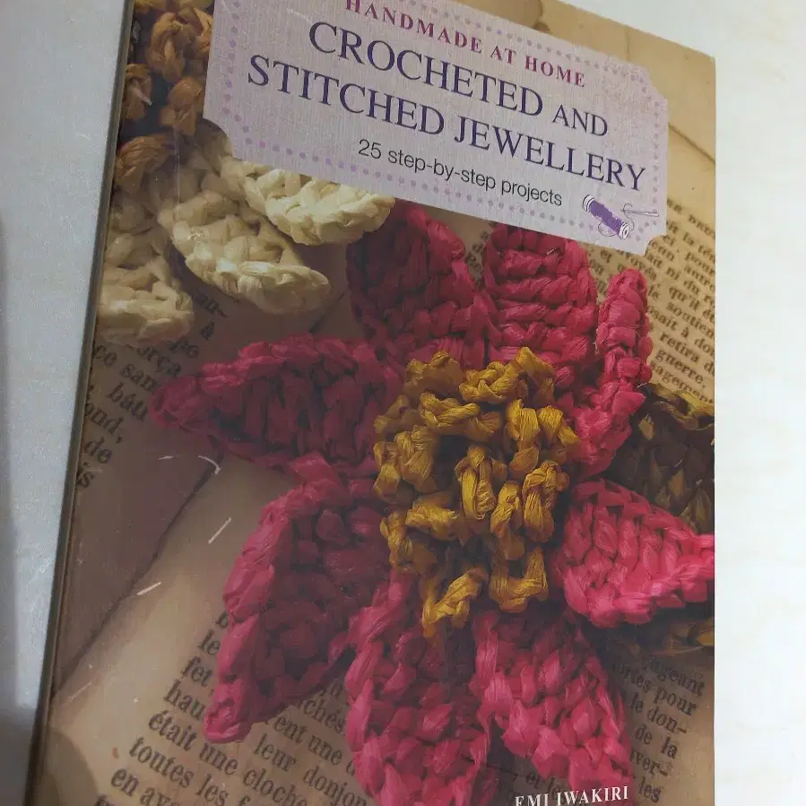 Crocheted and stitched jewellery