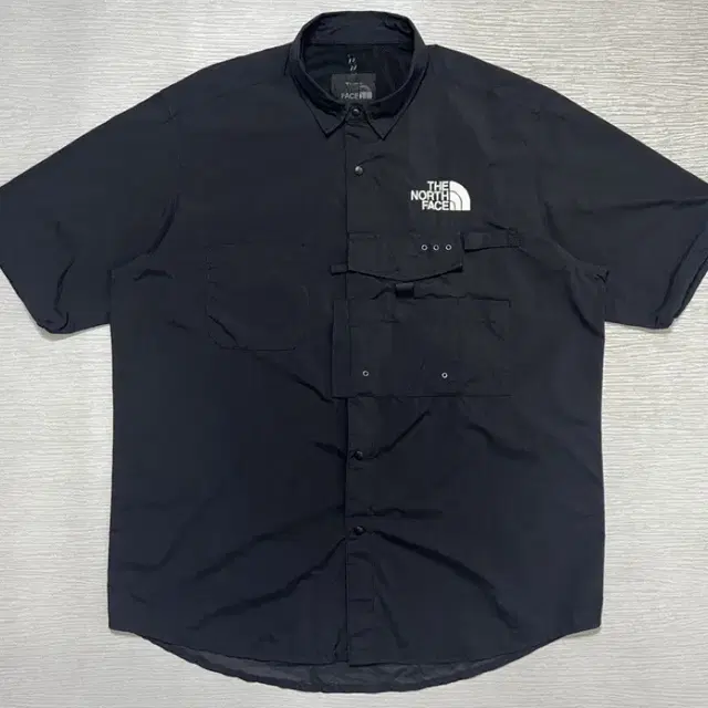 노스페이스 블랙 x 카즈키 쿠라이시 반팔셔츠 us L asia XL