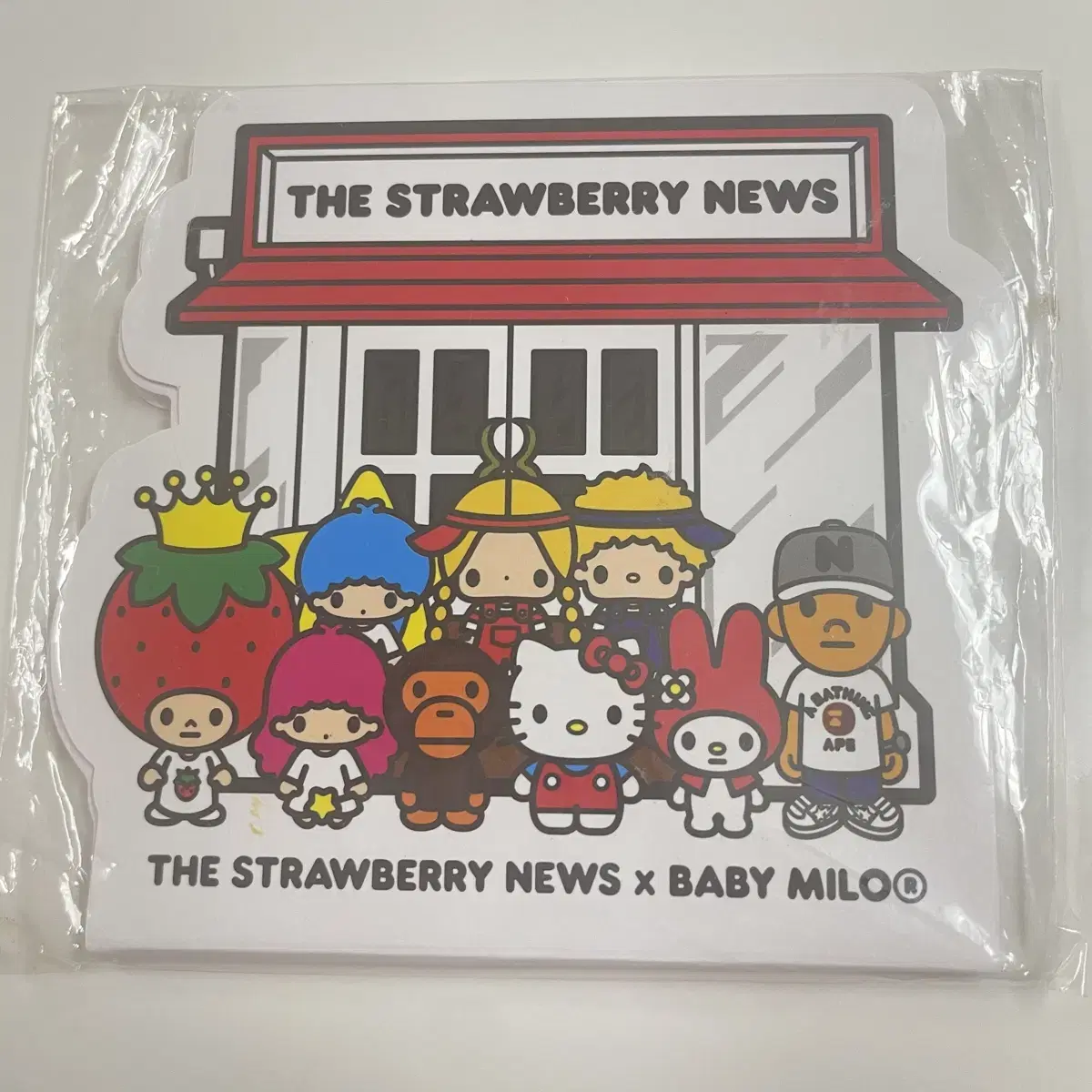 베이프 bape 메모지 /포스트잇 babymilo 헬로키티 트윈스타 니고