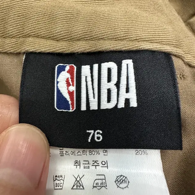 [30] NBA LA레이커스 사이드 트임 면바지 치노팬츠 베이지 9977