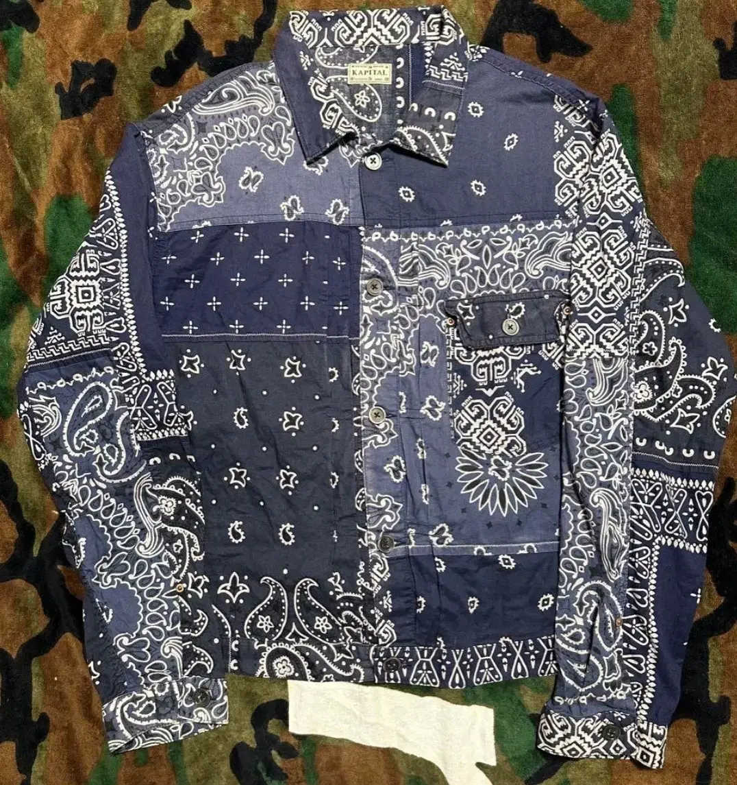 KAPITAL Vahn bandana patchwork jacket size 5 KAPITAL