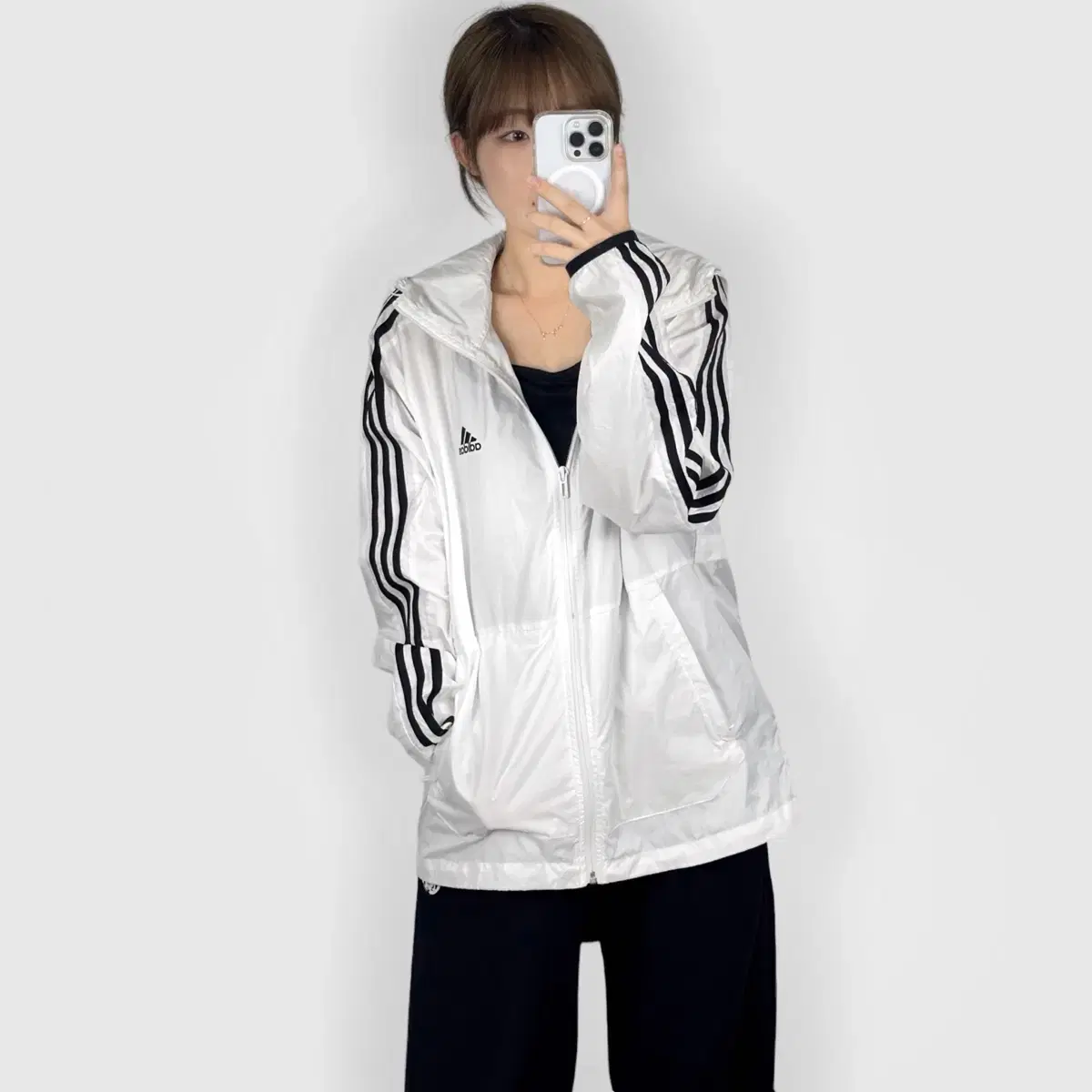 adidas Windbreaker White XL Jacket White