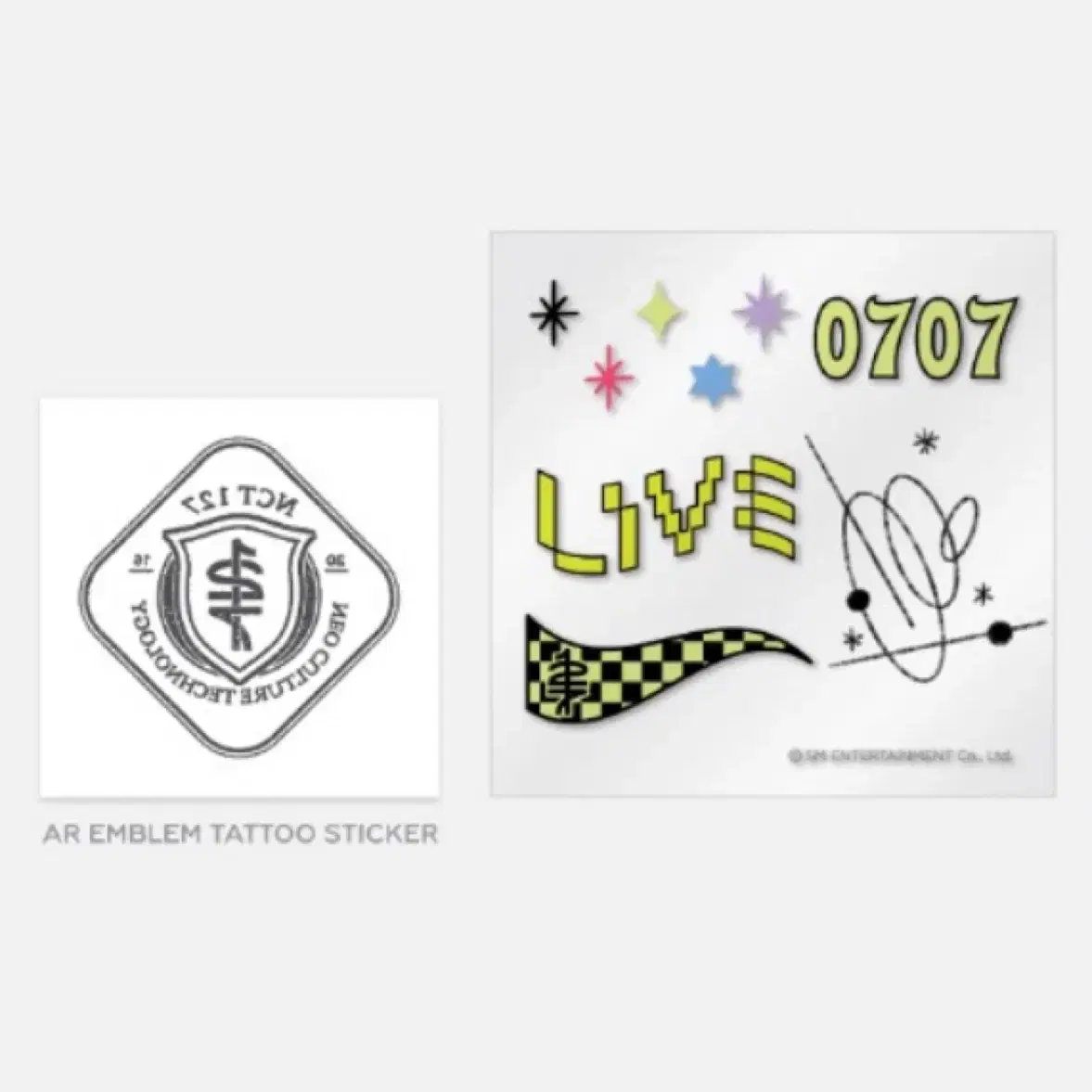 SMCU AR TATTOO STICKER NCT127, NCT DREAM