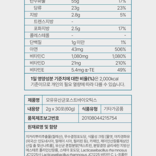 리얼 모유유래유산균 프롤린(HACCP인증) 헬씨기프트 유산균 6상자