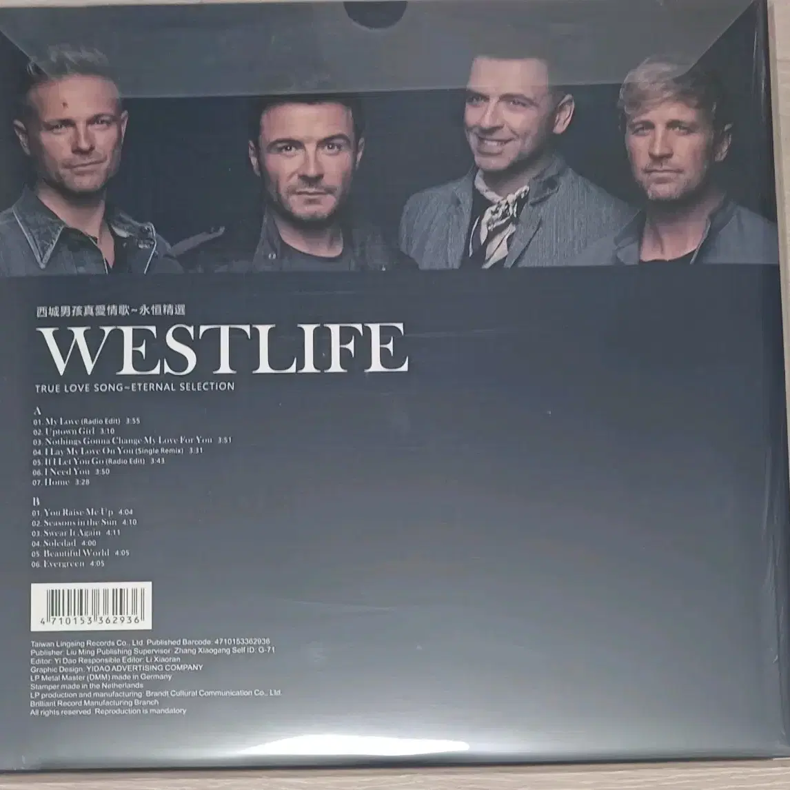 WESTLIFE 웨스트라이프LP 미개봉