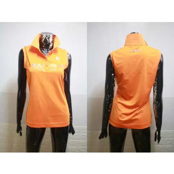 (66) Le Coq orange sleeveless karati (size M 66)