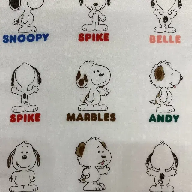 스누피 SNOOPY 손수건