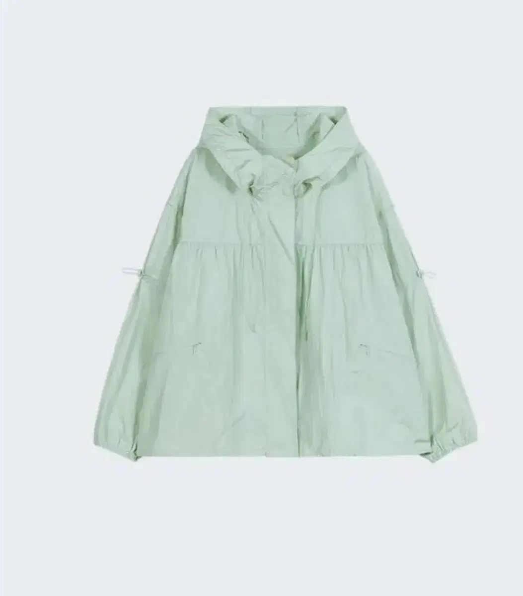 타입서비스 shirring hooded windbreaker mint