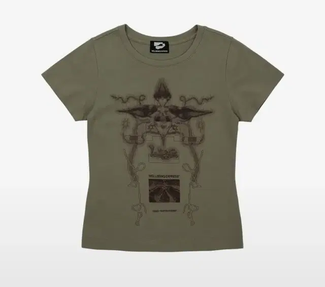 웰빙익스프레스 Digital Tattoo Tee Renewal Khaki