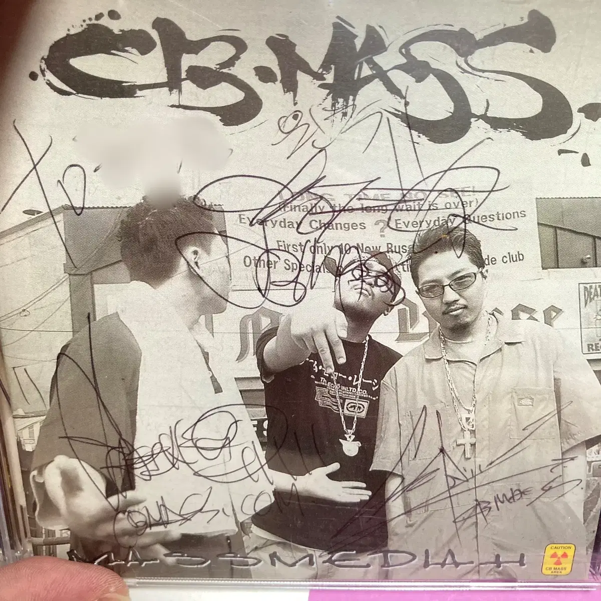 [중고음반/CD] 씨비매스 CB Mass 1집 Massmedia 싸인반