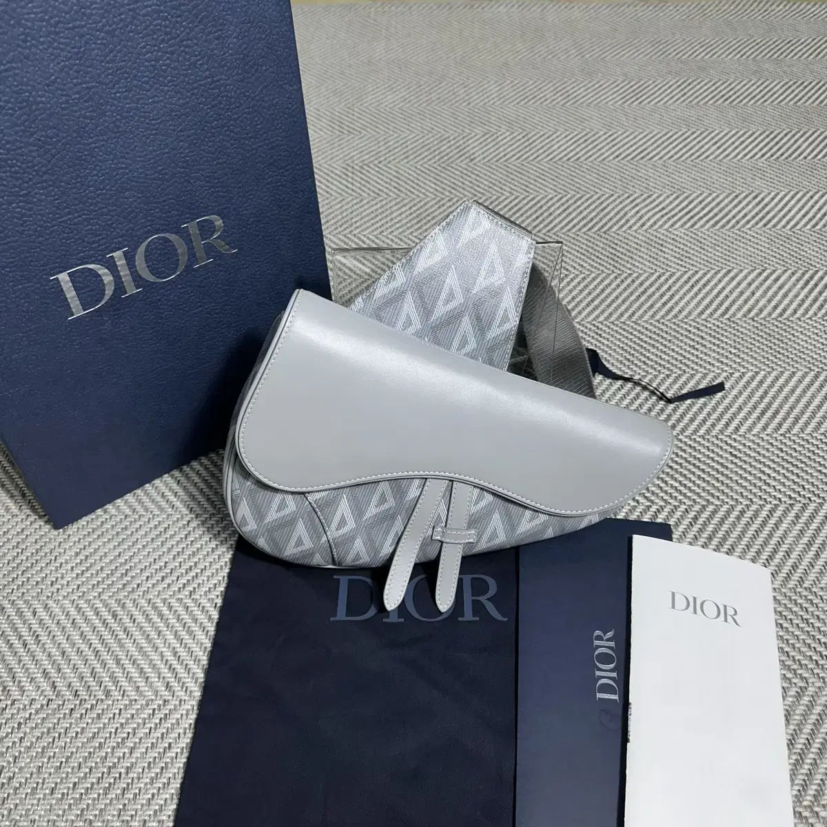 Dior CD Diamond Saddle Bag