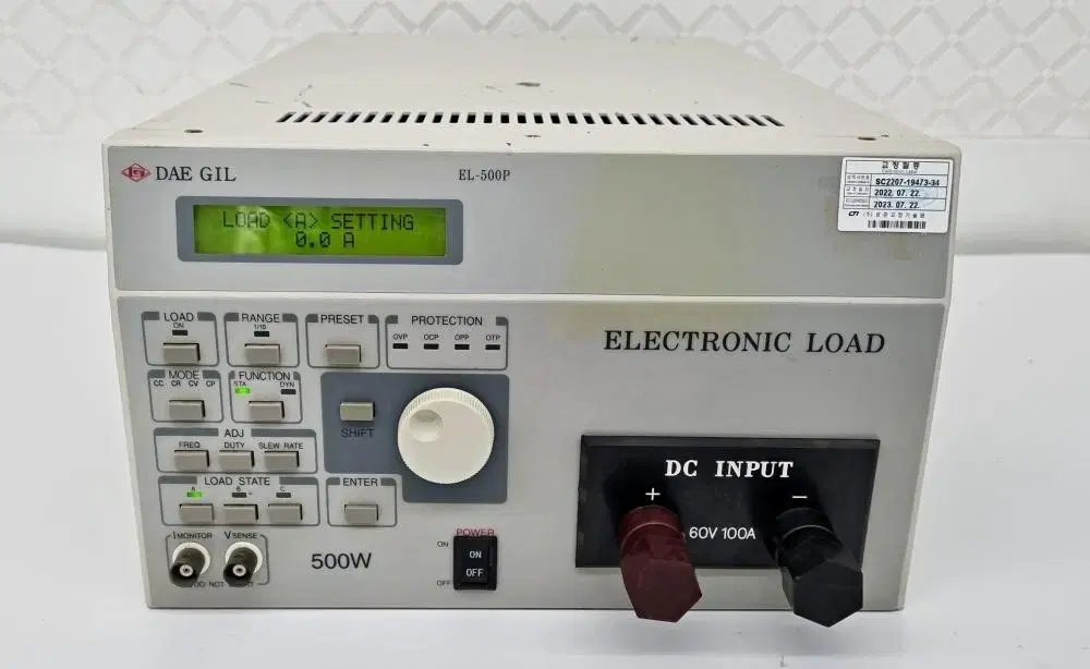 DAE GIL ELECTROIC LOAD EL-500P,