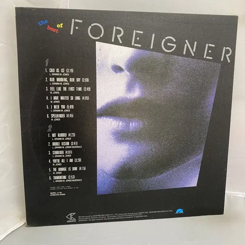 FOREIGNER LP / AA4528