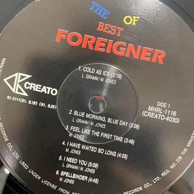 FOREIGNER LP / AA4528