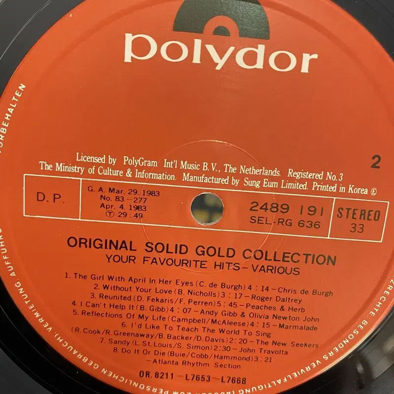 SOLID GOLD COLLECTION LP / AA4546